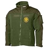 Copytec Combat Fleecejacke Deutscher Jäger Jägertruppe Bundeswehr Namen JgBtl #30470, Größe:XL, Farbe:Oliv