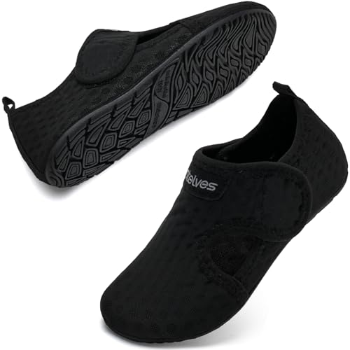 Image of WateLves Kids Water Shoes Toddler Girls Boys Barefoot Non-Slip Quick Dry Aqua Socks for Beach Swim Walking