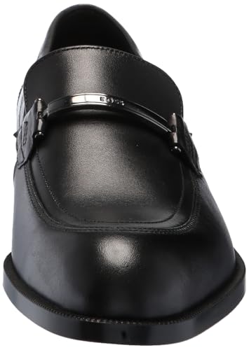 Image of BOSS Men's Tayil Smooth Leather Bit Loafer