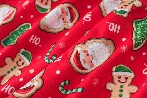 Image of Tie Dye Mermaid Sloth Christmas Halloween Pajamas for Girls Long Sleeve and Pants Nighty PJS 2-piece Set Size 6-16