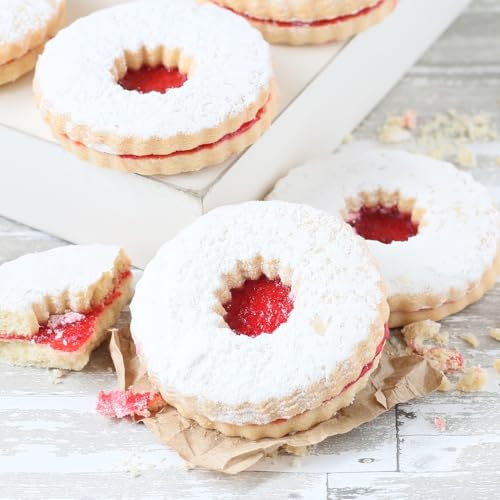 Dulcet Gift Baskets Christmas Food Gift Baskets, Red Green and White Holiday Bakery Collection of Christmas Cookies & Cake Great Gift for Friends, Him, Her, Mom, Dad, & Family Gatherings