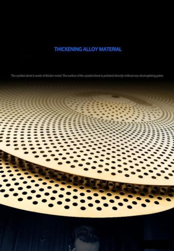 JITEM Drum Cymbals, Silent Cymbals, Jazz Drum Cymbals(Size:SET2)