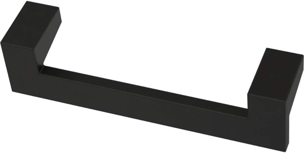 Franklin Brass Mirrored (10-Pack) Cabinet Handles 3-3/4" Hole to Hole Matte Black Kitchen Cabinet Pulls Drawer Handles Cabinet Hardware Dresser Drawer Pulls P40836K-FB-C