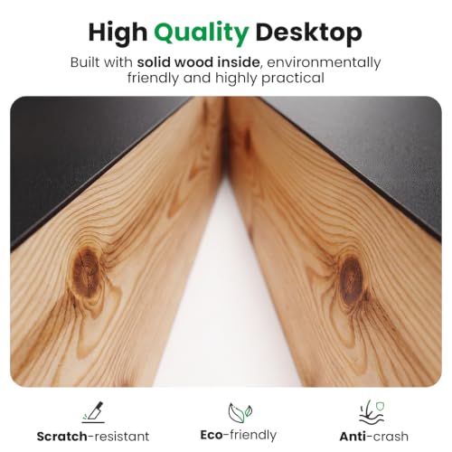 Image of SIAGO 55 x 24 Inch Electric Standing Desk, 0.8 Inch Thick Tabletop