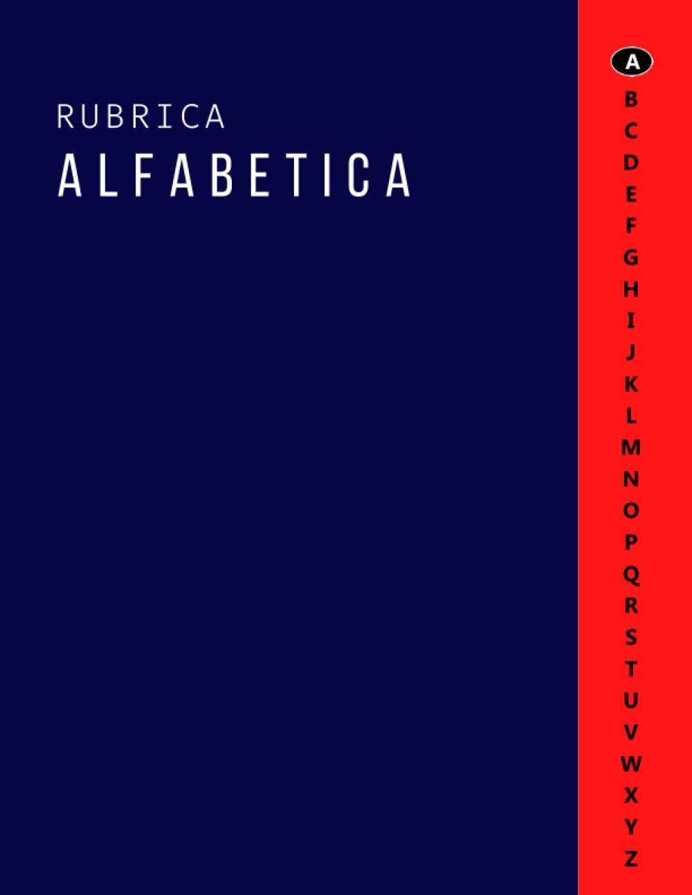 Rubrica Alfabetica A4 Con 6 Pagine Per Lettera - 156 Pagine, Copertina Nera - Foto 8