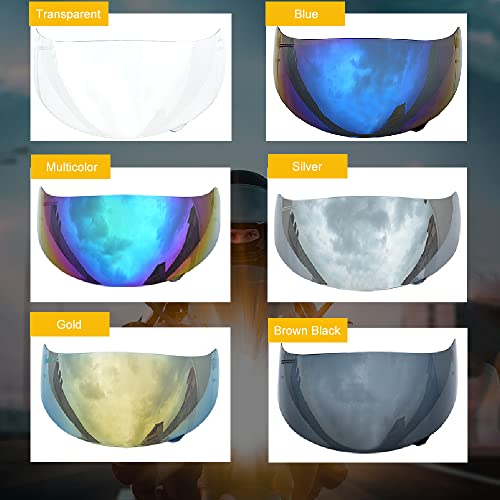 Ricambio visiera per casco anti-UV anti-graffio