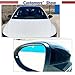 Golf 8 Rear Carbon Fiber Side Mirror Covers Fits for Volkswagen Golf 8R/GTI/R-Line 2020UP Replacement Style Rear View Mirror Caps 2PCS(With Side Assit) (Carbon Fiber)