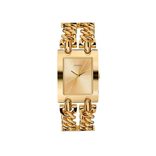 GUESS Reloj Analógico para Mujer de Cuarzo con Correa en Acero Inoxidable W1117L2