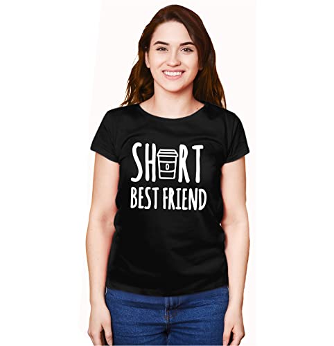 Image of Hangout Hub | Women Tshirts | Tall Short Best Friends | Set of 2
