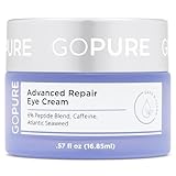 goPure Advanced Repair Eye Cream - Under Eye Cream for Puffiness, Bags, and Dark Circles, Visibly Improve the Look of Fine Lines, Wrinkles, and Crows Feet - 0.57 fl oz