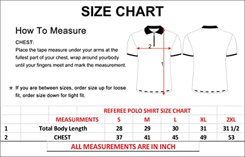 Wearcog Men's Pro Soccer Referee Shirt | Half Sleeve Jersey, Ref Costume Jersey For Men's | Reffing Shirt For Soccer, Basketball & Football | Umpire Referee Uniforms #TOP6