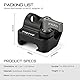 TILTA 15mm Rod Holder auf NATO Adapter für Tilta Camera Cage TA-15RH-NTA-B