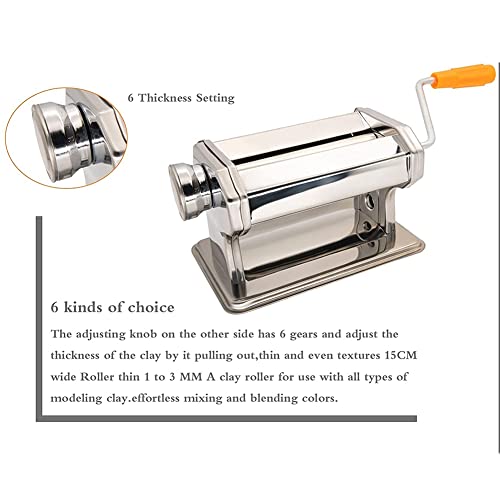 Muuisndjaq Clay Presser Machine Polymer Clay Roller Machine Clay Conditioning Machine Effortless Mixing Blending Colors - Image 3
