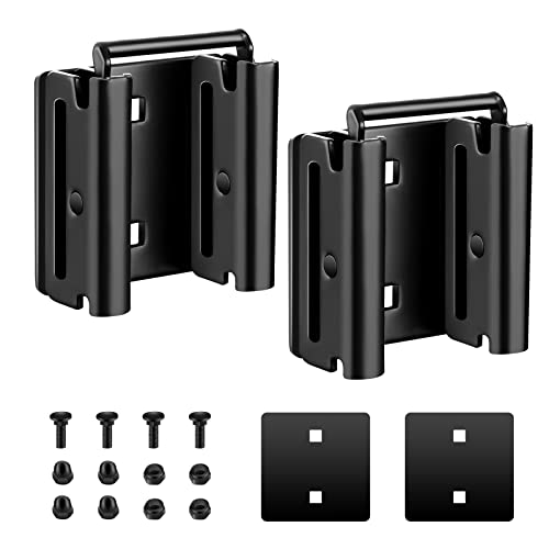 2 Pack E-Track Connector| E-Track Double Fittings For E Track Accessories For Enclosed|E-Track Tie-Down System For Secure Motorcycles, Cargo Loads, Bikes In Trailers, Pickups, Vans, Trucks #TOP17