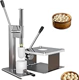 Nuxyyds Máquina Manual para Hacer Bollos, Molde para Hacer Bollos Rellenos Al Vapor De Acero Inoxidable, Máquina para Hacer Bollos De Escritorio, 400-500 Piezas/H, Juegos De Herramientas De Cocina