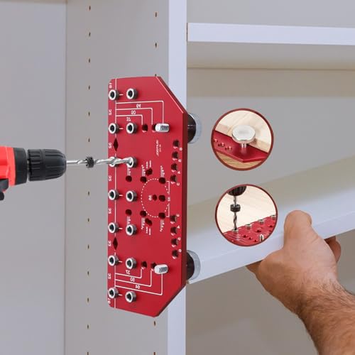 Gabarit de meuble pour éviter les trous de perçage de biais au montage - 7