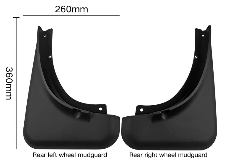 Bavettes de roue Macan 2014-2022 accessoires auto pare-boue - 2