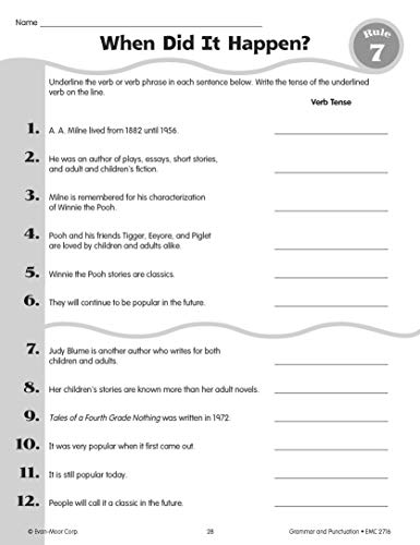 Grammar And Punctuation, Grade 6 #TOP4