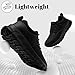 GUCTQY Non Slip Work Shoes for Mens Kitchen Chef Shoes Waterproof Leather Restaurant Food Service Nursing Shoes Lightweight Fashion Walking Casual Black Size 11