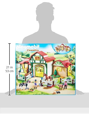 PLAYMOBIL T1102 Nicchia Per Cane Arancione E Grigia Con Ciotola - Set Fattoria E Maneggio - Usato