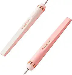 Lixa Elétrica Unha Cutícula Mão Pé Manicure Recarregável Cor:Branco