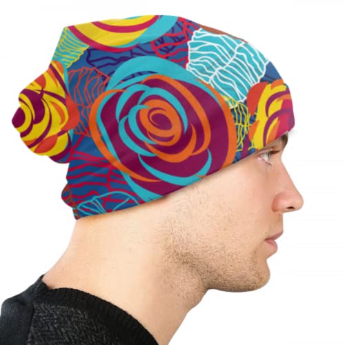 ALALAL-Art-Beautiful-Colorful-Painting-Men-Knit-Hat-Skull-Beanie-Cap-Ladies-Knit-Beanie-Skull-Beanie-Cap-3D-Printed-Adult-Comfortbale-Soft