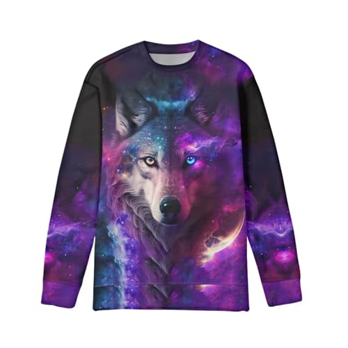 TODIYADDU Sweatshirts for Boys Girls Size 6-16 Kids Youth Crewneck Sweater Long Sleeve Shirt for Teens Fashion Pullover Tops