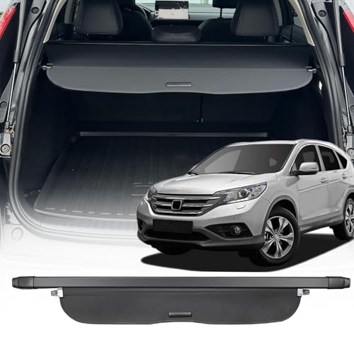 Image of Cargo Cover for 2012-2016 Honda CRV Accessories, for Honda CRV Accessories Retractable Trunk Cover Security Shield Shade Privacy Screen for CR-V Anti-Peeping(Canvas)