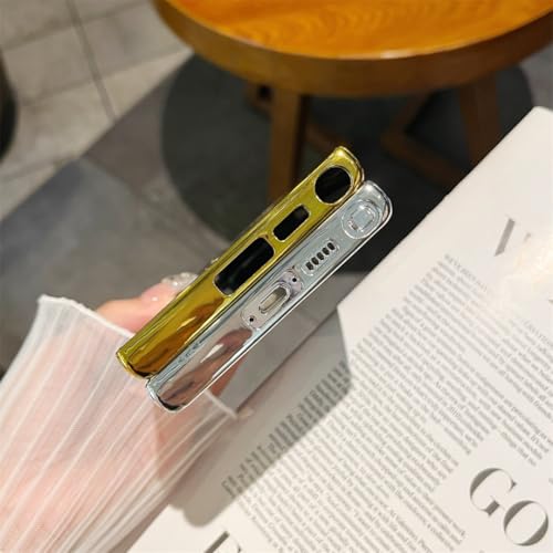 Coque miroir Samsung A34 dorée pour ne plus rayer votre écran - 4
