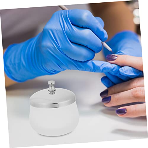Healeved 2pcs Plato Acrílico Mate para Arte de Uñas miniatura 4