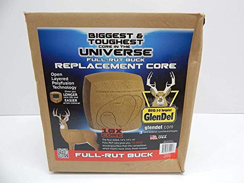 Field Logic Unisex Adult Glendel Full-Rut Buck Insert Core Stocked 3D Targets, Brown, Full Rut 14 X14 Us #TOP5
