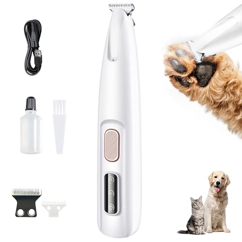 Tosatrice per Cani Toelettatura, Hulaiyaa Tagliacapelli Elettrico per Animali Domestici, Elettrico Rasoio Cane Tosatrice Tagliacapelli Professionale Ricaricabile per Cani, Rasoio Pelo Lungo per Gatti