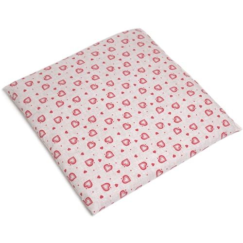 Cojín de semillas de colza (19 x 19 cm, tamaño pequeño, como cojín térmico y frío)