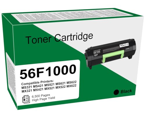 Cartouche 56F1000 avec puce intelligente pour Lexmark MS321dn