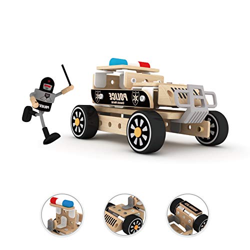 Classic World Wooden Toy Car, 3D Wooden Puzzle Toys Push Cars For Toddlers 3+ #TOP2