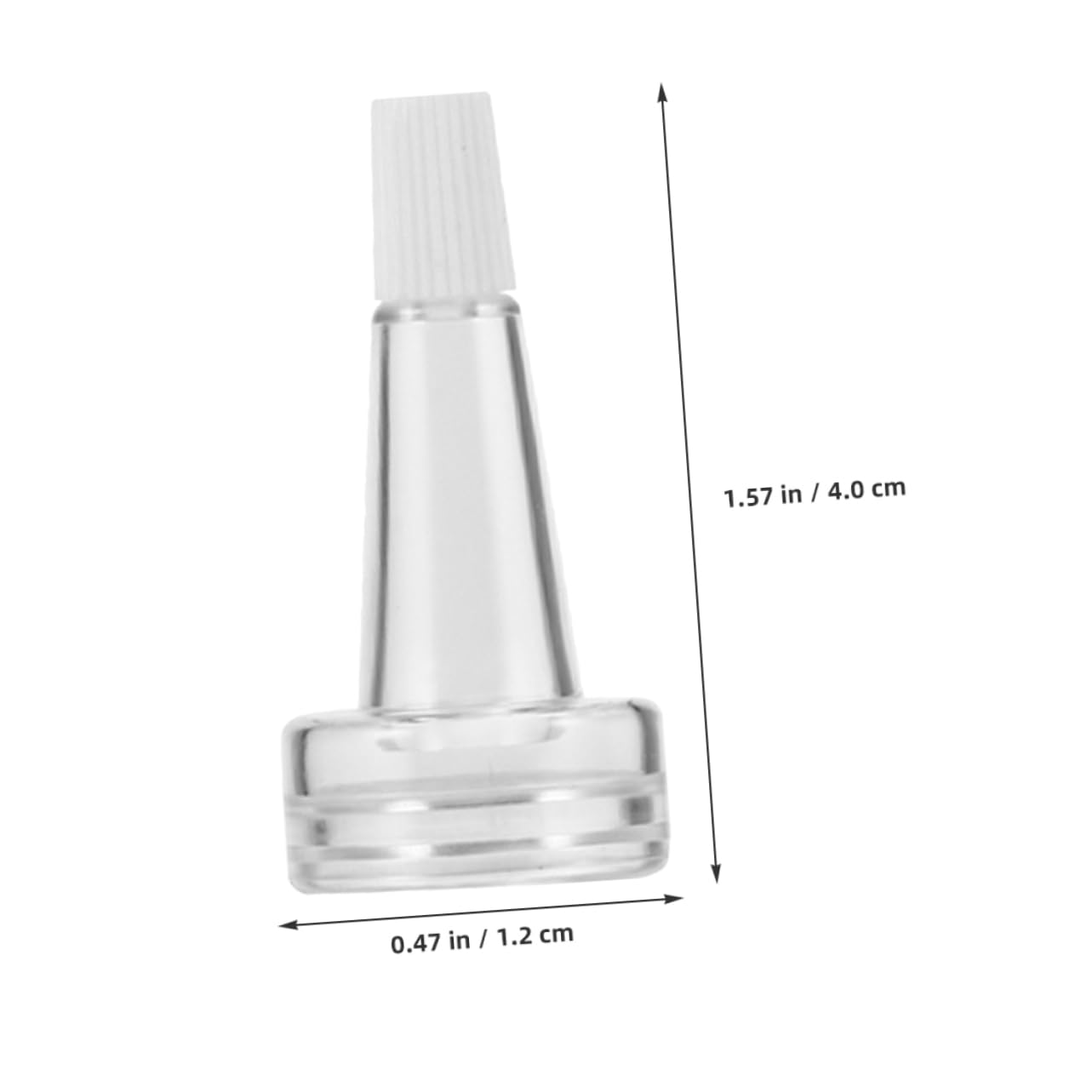 Garneck 50pcs Essence Bottle Design Small Vials Lids for Lab Sample Vials