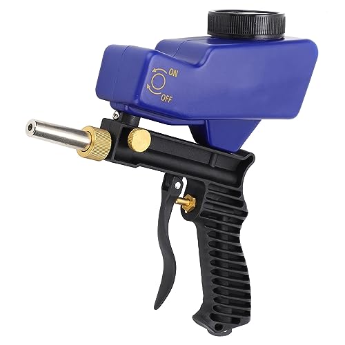 Sandblaster per Mangimi Gravitazionali, 70-150 PSI 6000RPM Strumento Portatile a Spruzzo Kit Pistola per Sabbiatura, Pistola per Sabbiatura a Sabbia, Pistola per Sabbiatura Ad Aria