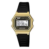 Dit QenQ horloge beschikt over functies als een stopwatch, dagelijks alarm en een automatische kalender. Het horloge is unisex maar kan ook makkelijk gedragen worden door grotere kids.