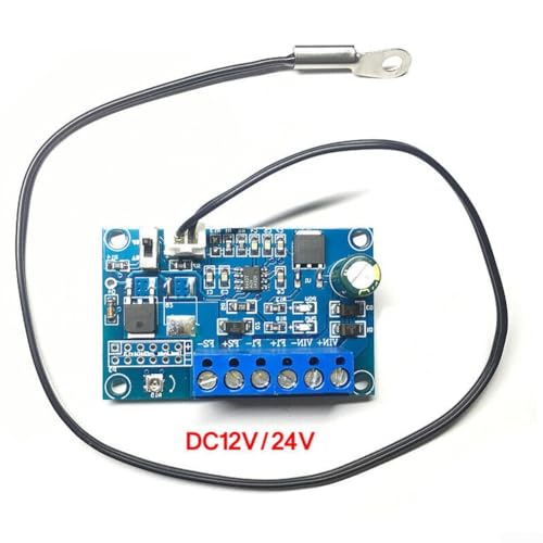ZAMETTER Controlador de velocidad de control de temperatura del ventilador, para ventilador de PC/CPU de 12 V/24 V CC