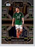 2023-24 Panini Select FIFA #92 Hirving Lozano Mexico Terrace Official Soccer Card in Raw (NM or Better) Condition