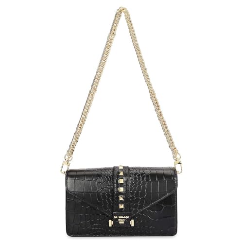 Image of Da Milano Leather Shoulder Bag for Women (00373OL)