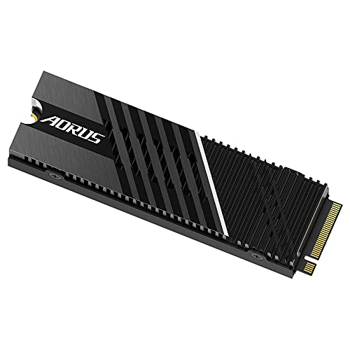 GIGABYTE AORUS 1TB Gen4 7000s M.2 1000 Go PCI Express 4.0 3D TLC NAND NVMe Black Disque SSD