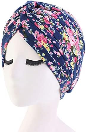 beauty YFJH Women's Cotton Turban Head Wrap Cancer Chemo Beanies Cap Headwear Cap Bonnet Hair Loss Hat - Image 8