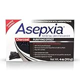Asepxia Activated Charcoal Cleansing Bar for Enhanced Acne Control & Skin Purification with 2% Salicylic Acid, Ideal for Oily Skin and Reducing Blackheads - 4 Oz, 5-Pack