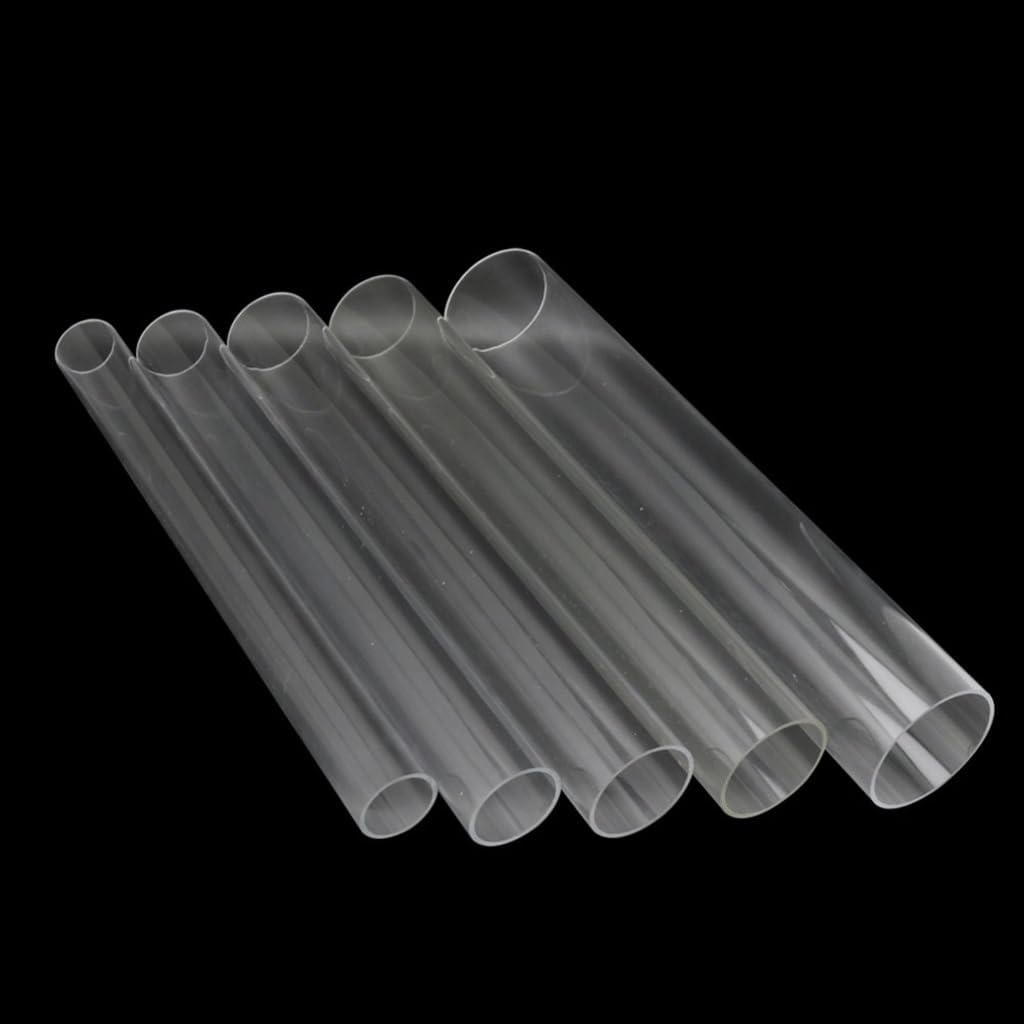 Acrylic Tube Aquarium Fish Tank Supplies Water Supply Pipe, for Garden Watering Fittings 50cm Long(Out diamter 90mm)