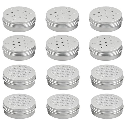 Culinavog Set di 12 Contenitori Olfattivi per Cani – Kit addestramento olfattivo Cane, Scatola Addestramento Odori, per Giochi di Fiuto e Conservazione Aromi in Casa (Argento)