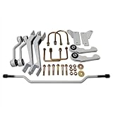 JS SUPER WORK Rear Stabilizer Anti Roll Sway Bar Space Arm Fit for Fortuner SUV 2007-2014,Suspension Stabilizer Bar Link Kit with Sway Bar End Link, Large, White