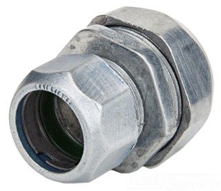 Bridgeport 4360-DC Conduit Combination Coupling, 1/2 in, for Use with EMT/Metallic/Non Metallic Liquid Tight Conduit