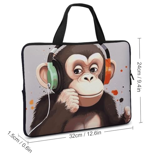 Housse tablette antichoc Music Monkey souple avec imprimé singe - 4