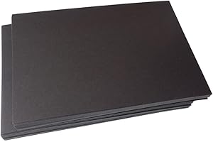 50-Pack Black Cardstock Paper Blank Thick Heavyweight 4x6 Index Blank Cards